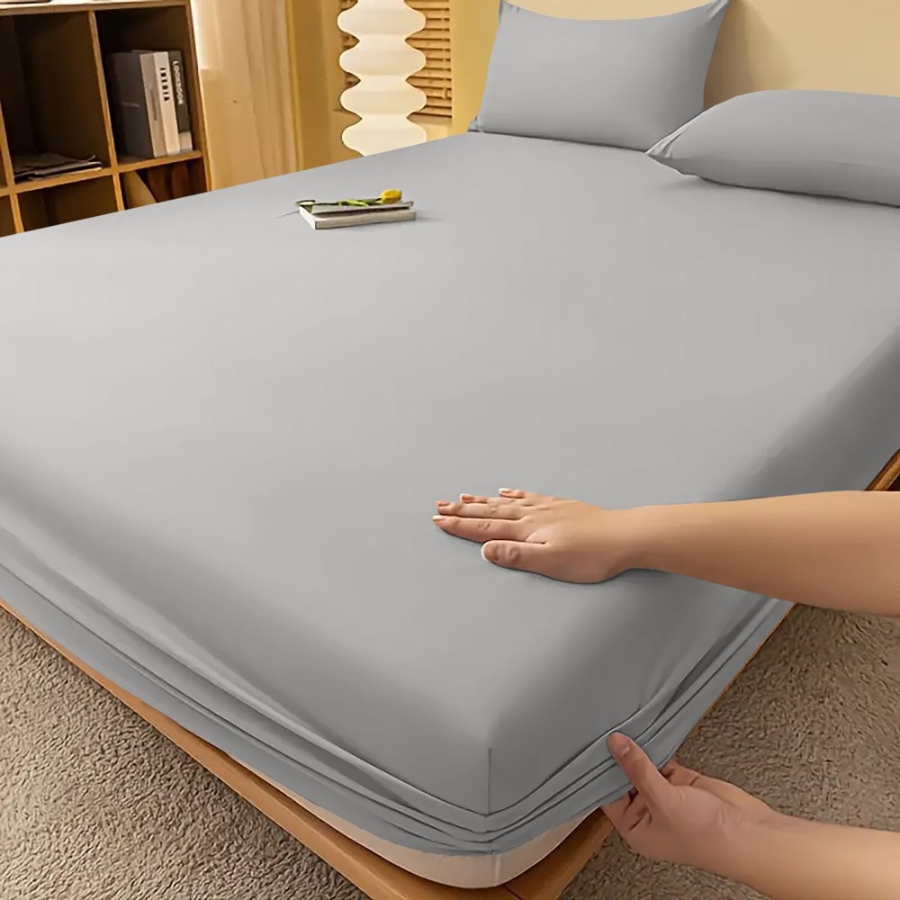 16" Deep Fitted Sheet Queen King Size Elastic Corner Mattress Cover Bed Sheets