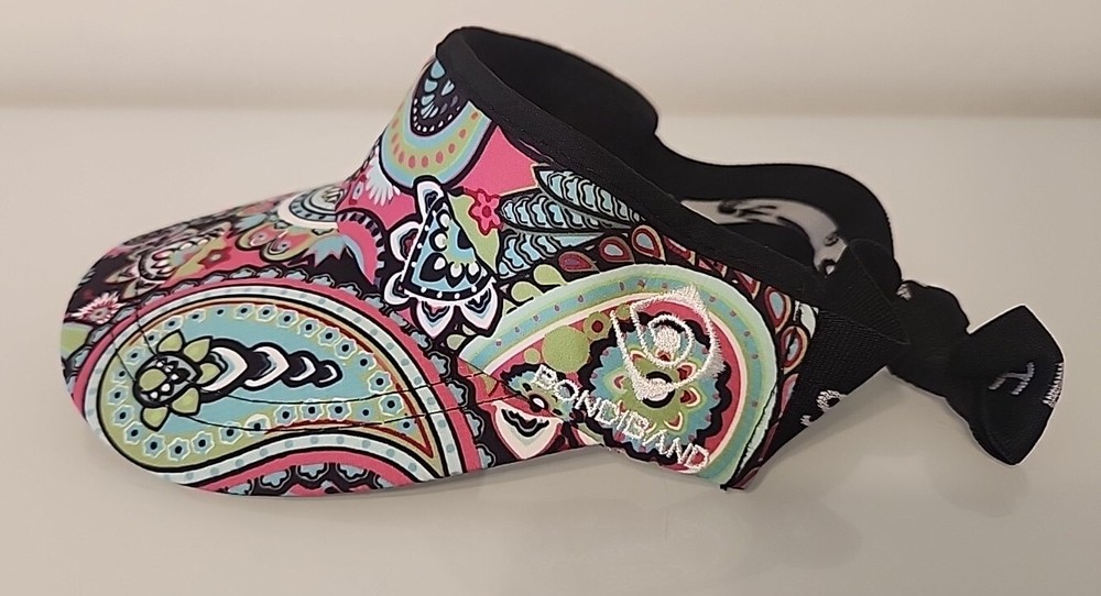Womens Headsweats Gear BondiBand Visor Patterned Running Adjustable