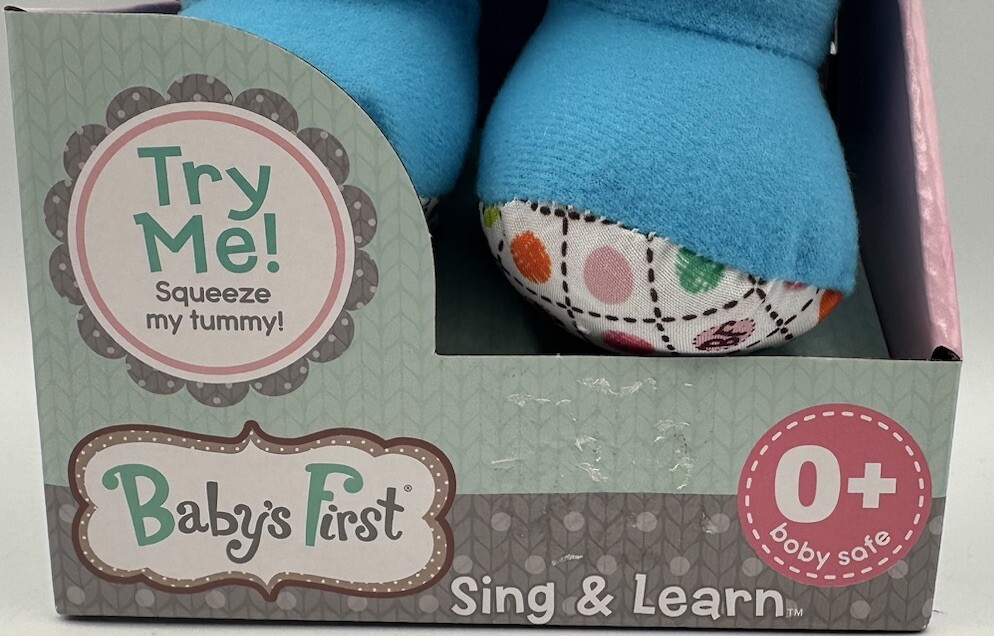 Baby’s First ABC Sing & Learn 123 Squeeze Tummy Brand New