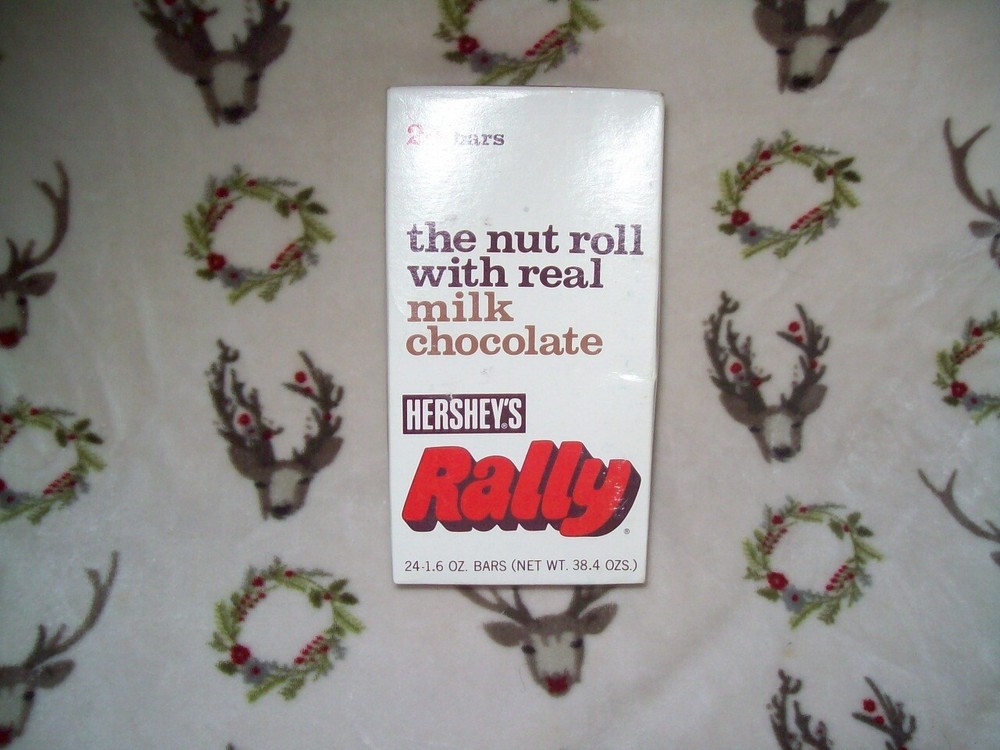 Vintage Hershey's Rally Candy Bar Store Display Box