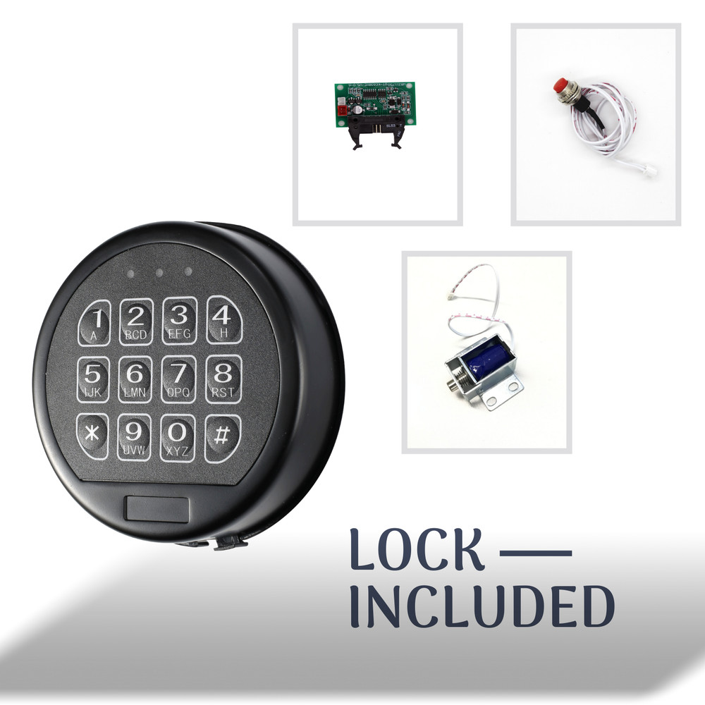 Black Keypad DIY Gun Safe Lock for Stack-On Elite / Electronics Replace Lock