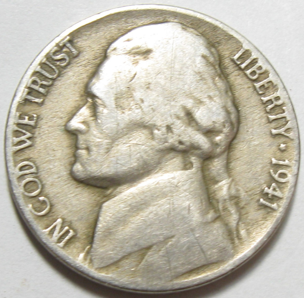 1941 Jefferson Nickel - MO-010