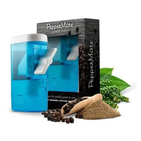 PepperMate Pepper Mill Aqua