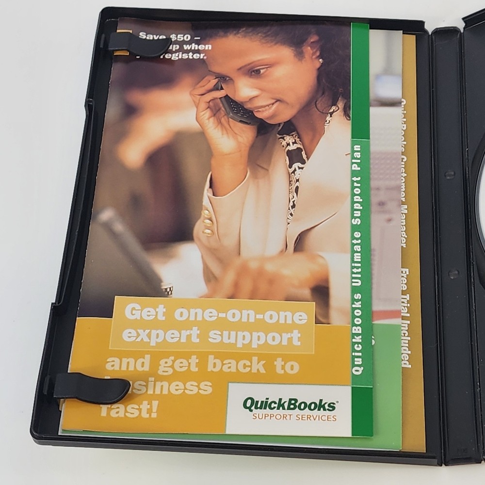 QuickBooks Pro 2004 Windows XP 2000 98 Financial Software CD Installation Key