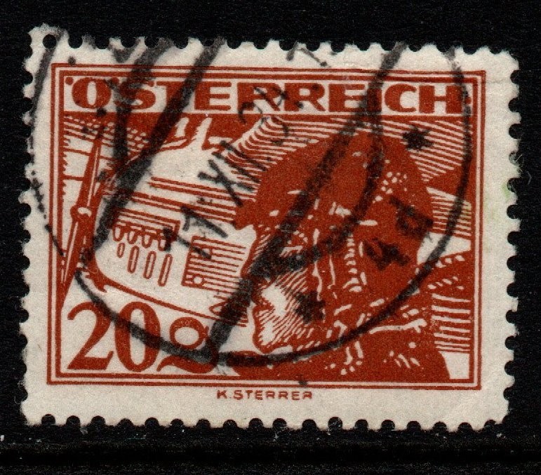 AUSTRIA SG624 1925 20g BROWN USED