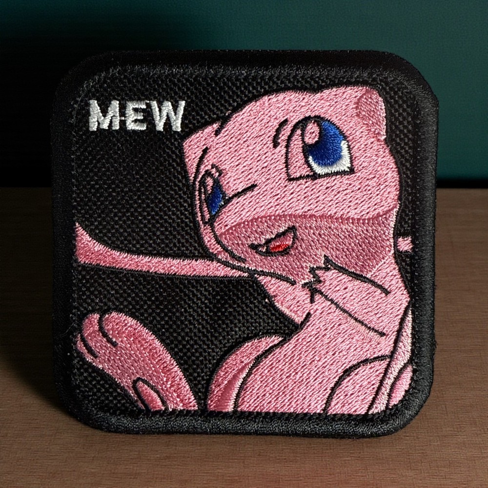 Mew Embroidery Patch Multi Sizes 3-4"