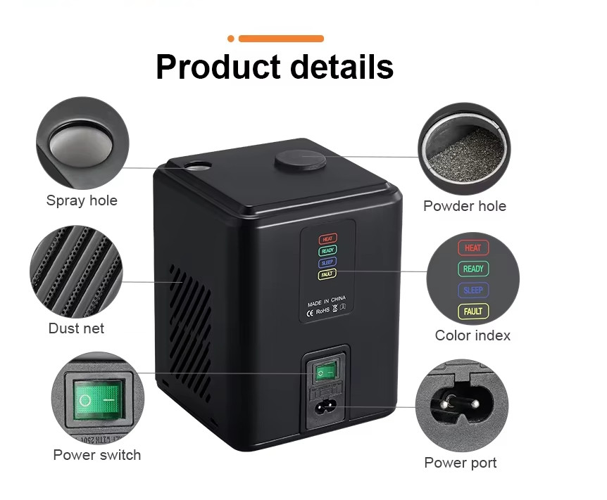 350W Mini Cold Spark Machine Remote Control Stage Effect Cold Firework Machine