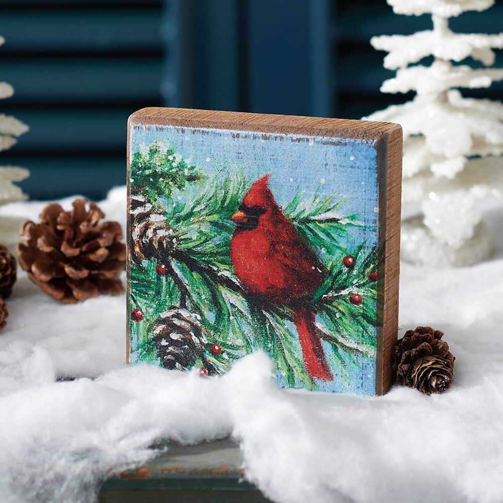 Cardinal Block Sign