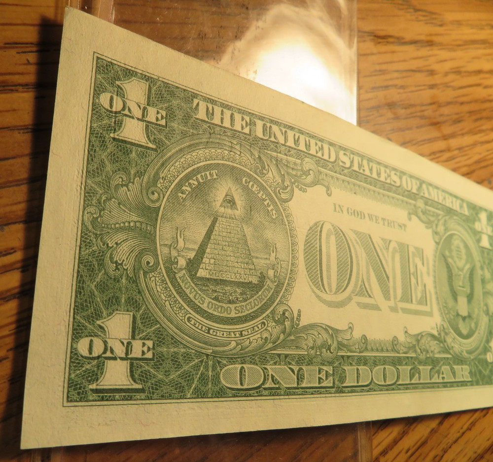 Two (2) 1957 Silver Certificate Dollar Star Notes Consecutive #'s Crisp