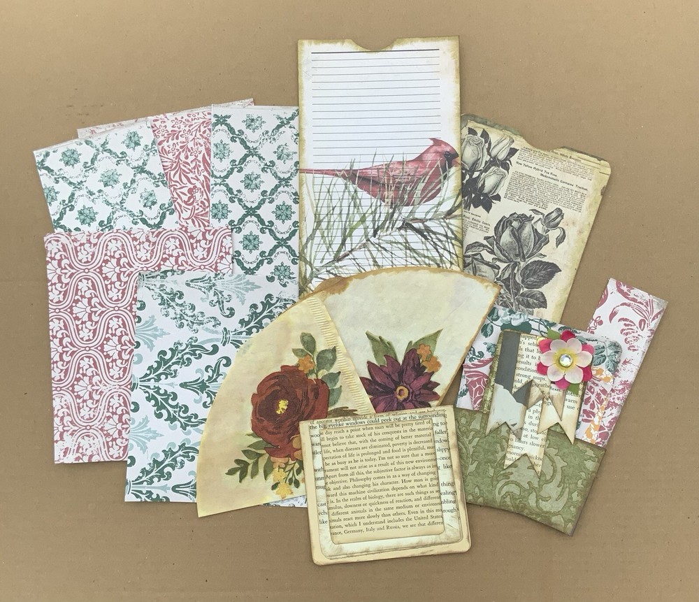 Handmade Christmas Junk Journal Kit