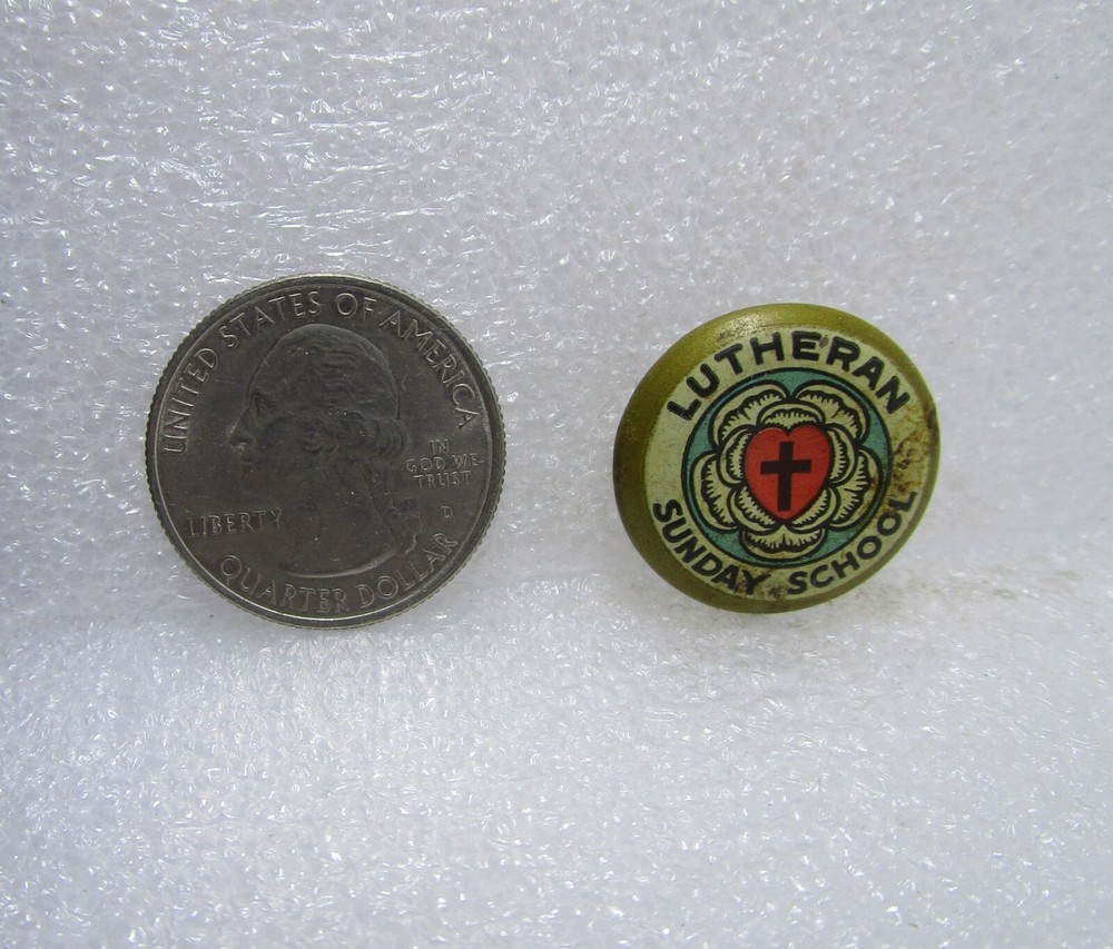 Lutheran Sunday School Button Pin