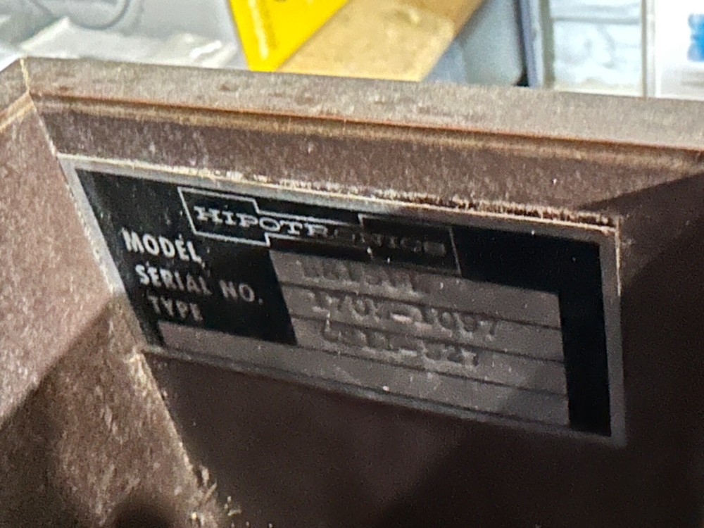 Used Hipotronics model H800PL