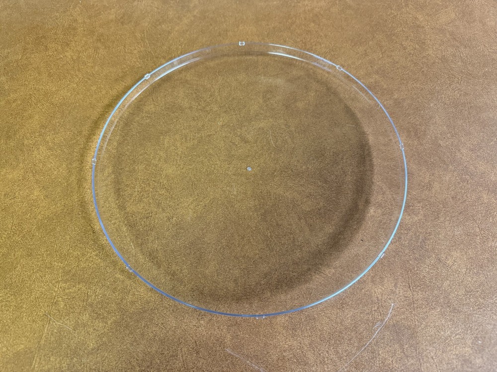 Plastic Replacement Lens for Round Clock