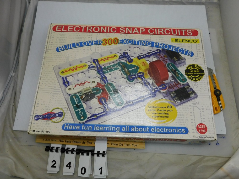 Elenco Electronic Snap Circuits Kit, SC-300, complete, 2007