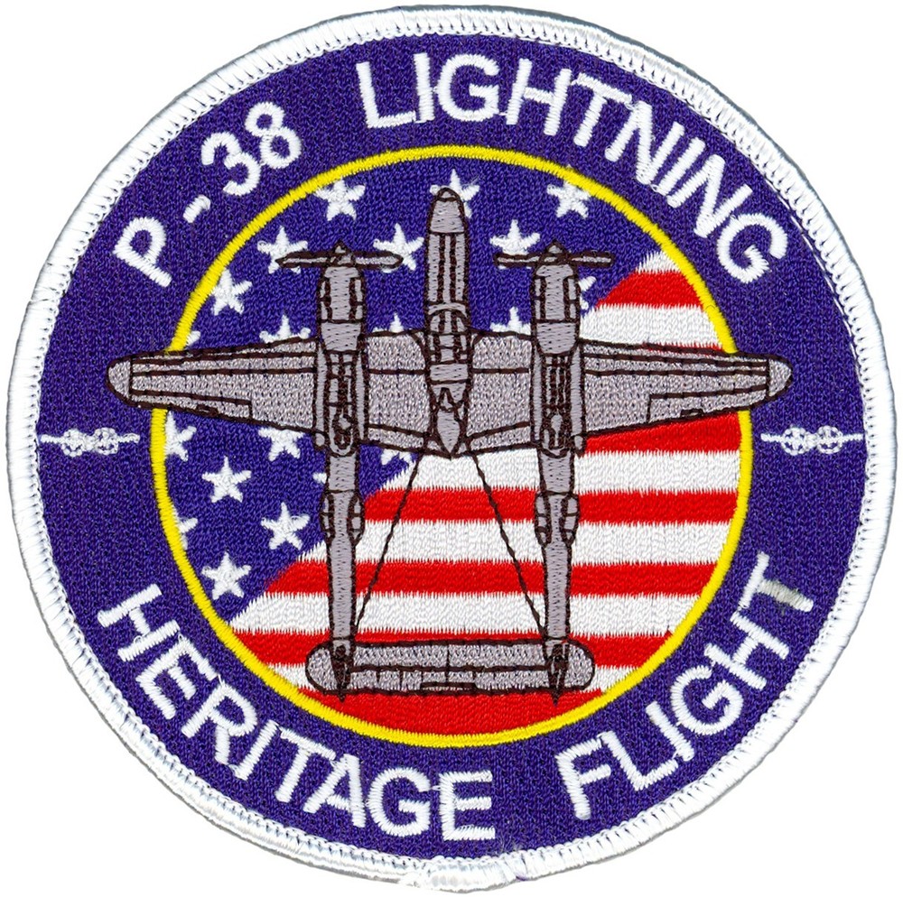 USAF ACC P-38 LIGHTNING HERITAGE FLIGHT PATCH