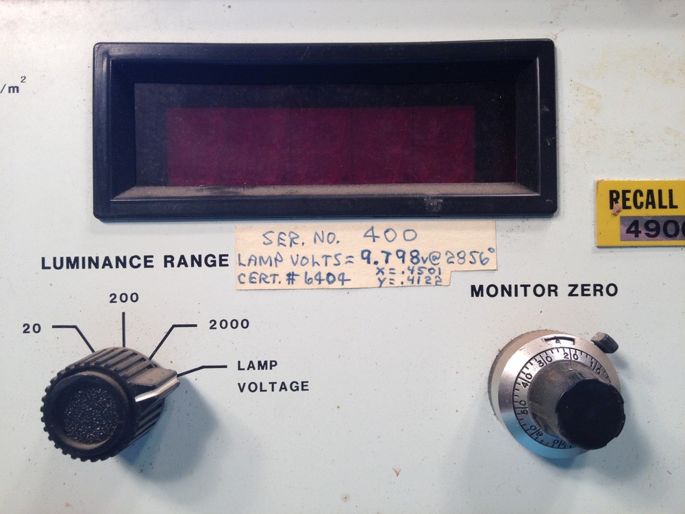 Hoffman Engineering Luminance Standard LS-65-8C