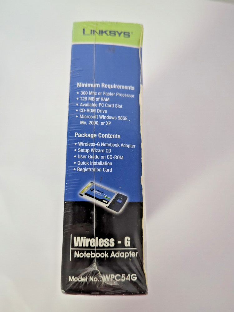 CISCO LINKSYS WIRELESS-G NOTEBOOK ADAPTER WPC54G