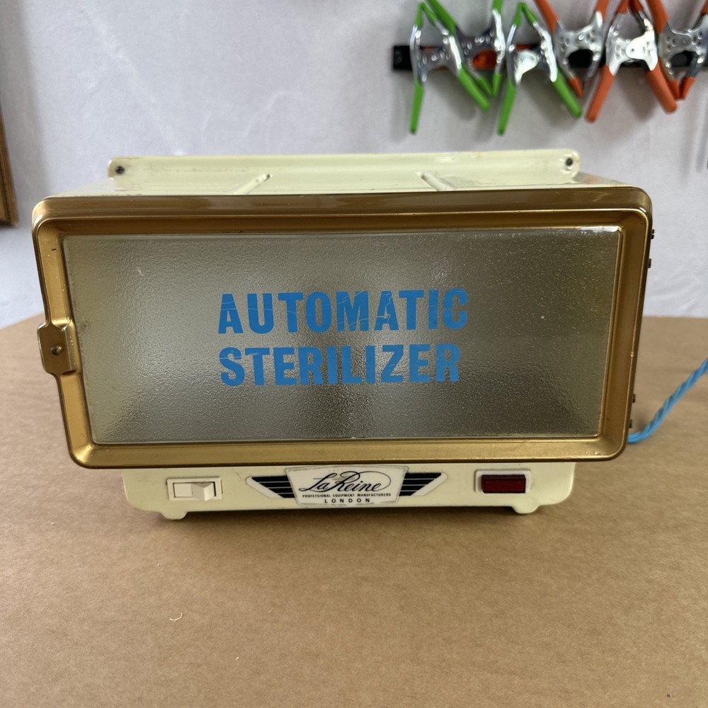 Lamp From Converted Barbers Automatic Sterilizer