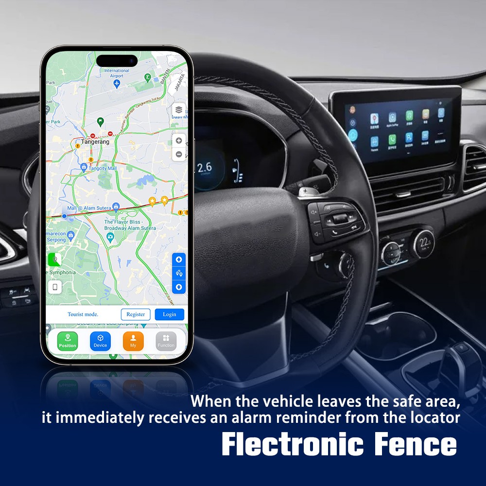 4G LTE GPS Tracker Real-time Positioning OBD Tracker Support IOS & Android Apps