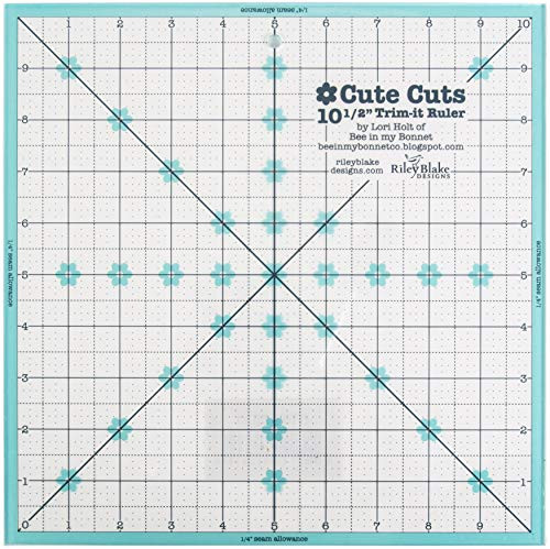 RILEY BLAKE DESIGNS Trim IT Ruler, White