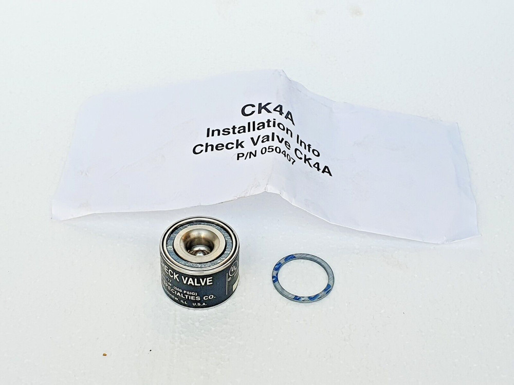 PARKER CH4A 2 Ref. Check Valve 050407 # NEW