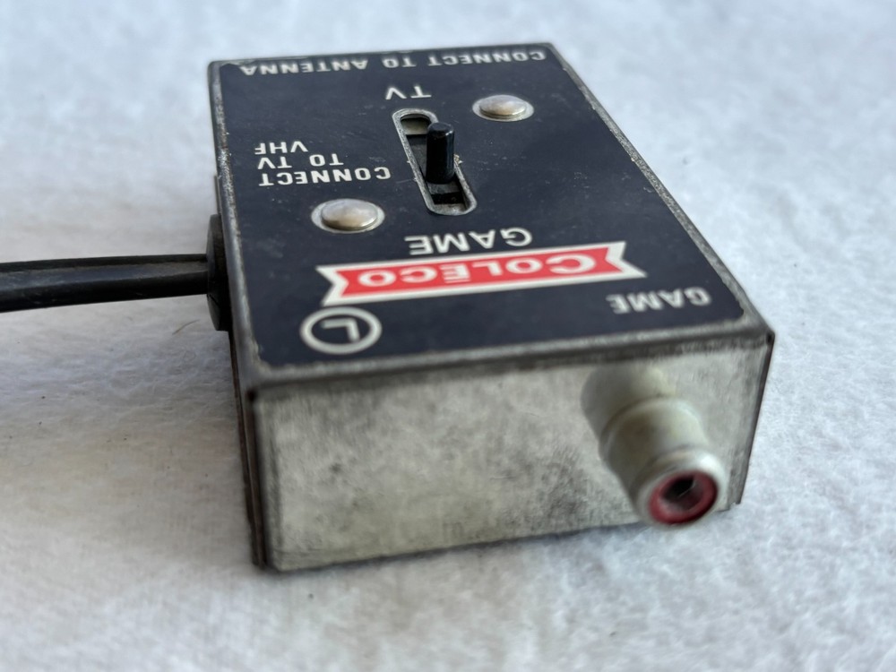 Vintage TV Game Computer Switch Box Adapter RF Antenna Coleco Atari