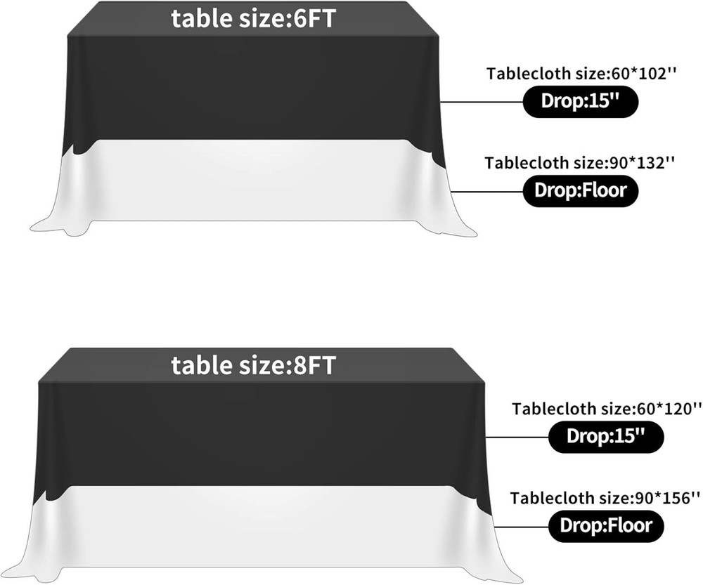 Versatile Rectangular Tablecloth 60x120 Inch for Thanksgiving and Christmas