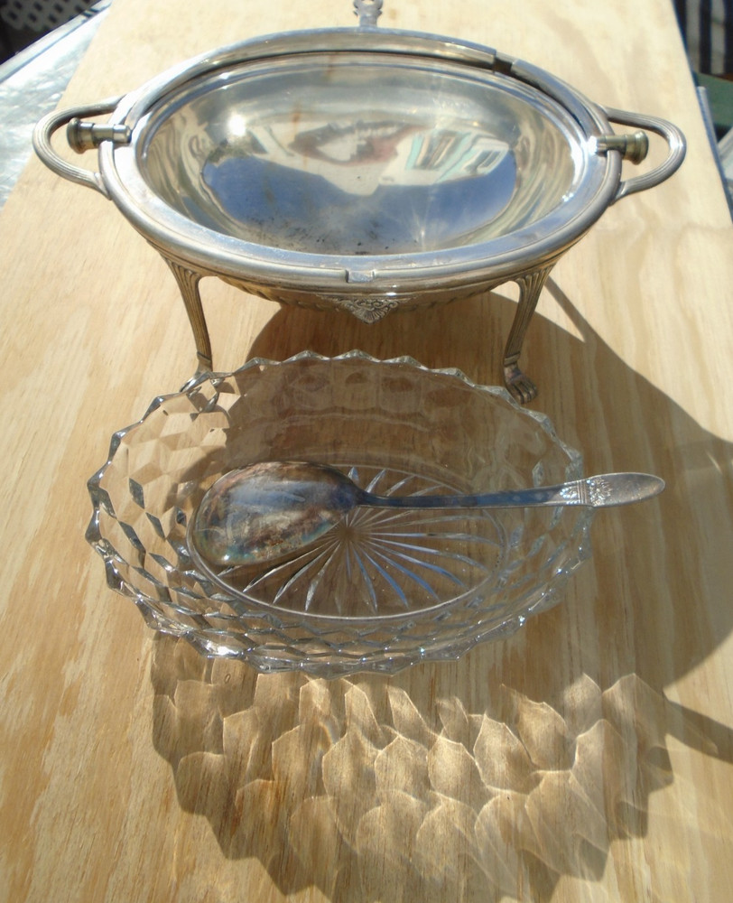 Breakfast Warmer Barrclouch Leeds Rolltop England Silverplate