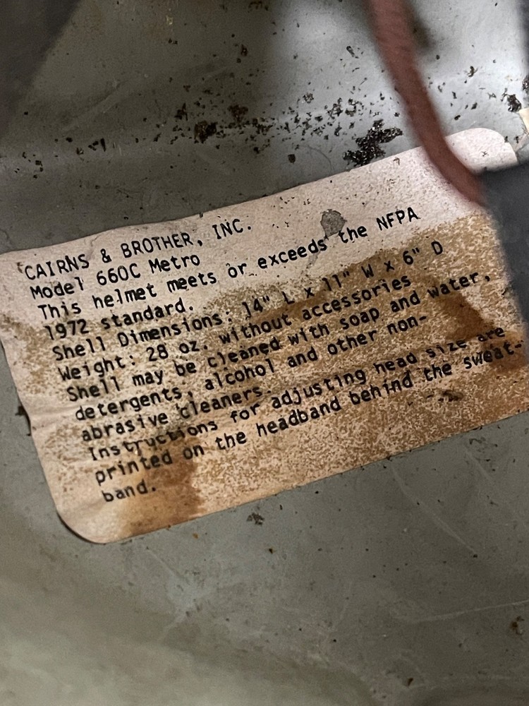 Cains & Bros Firefighter 660 Metro Helmet