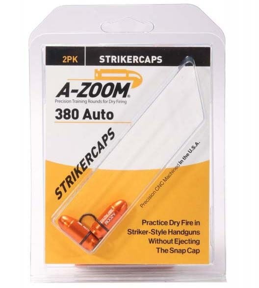 A-Zoom StrikerCaps, 380 Auto, 2 Pack, 17101 Snap Caps
