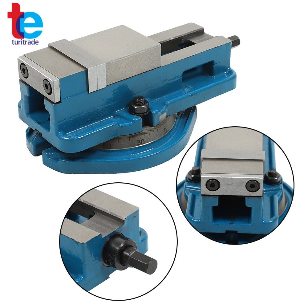 2" Precision Mill Vise 360 Degree Swiveling Base Replacement Machine Vise