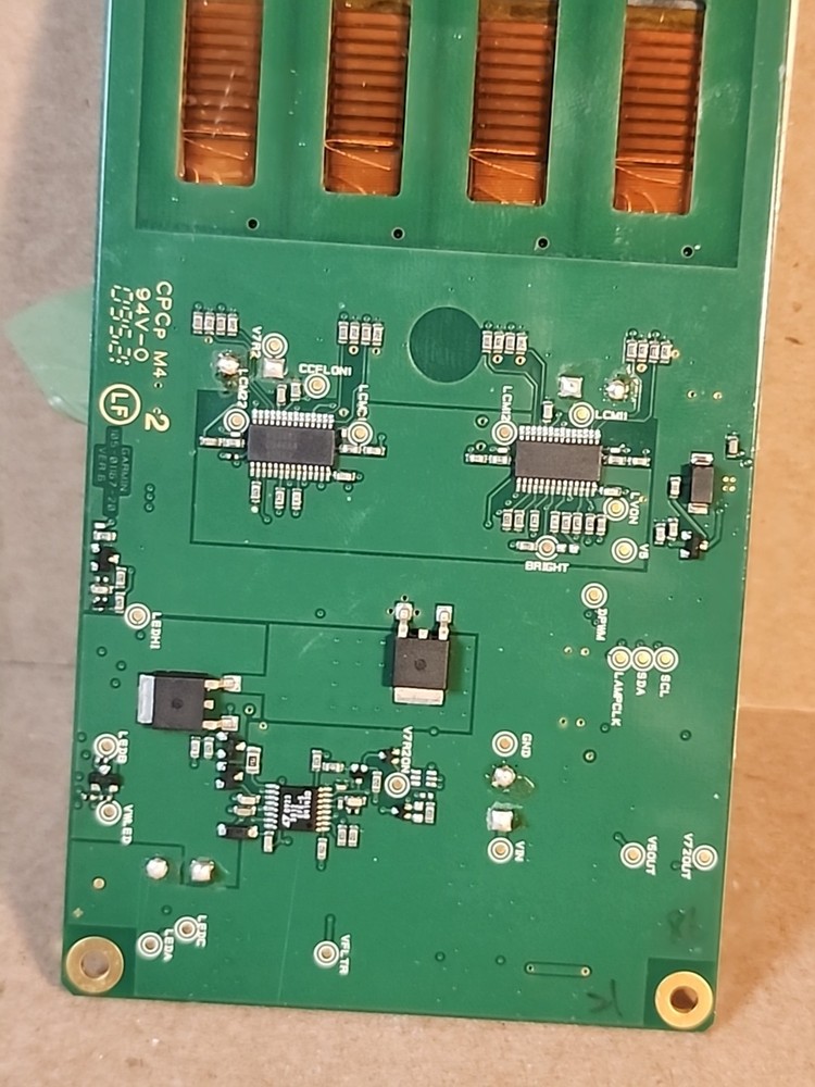 Internal PCB board removed from a Garmin GPSMAP 4208 marine GPS unit.Condition: