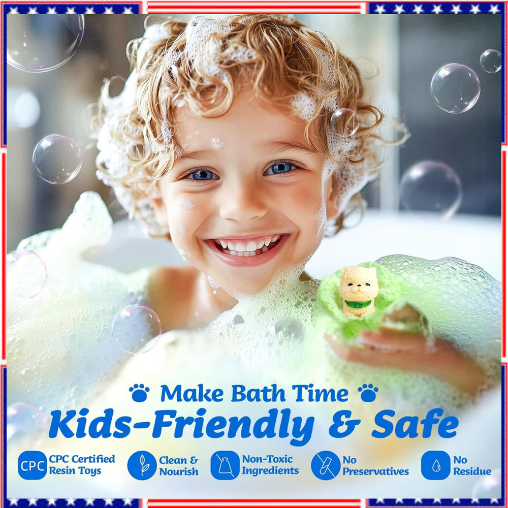 Bath Bombs for Kids with Surprise Inside, 24 Pack Handmade Bath Bomb Gift Set...