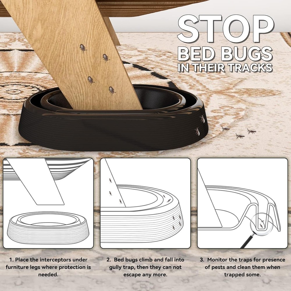 Bed Bug Interceptors | Bed Bug Interceptor Traps | Bed Bug Trap | Insect Trap...