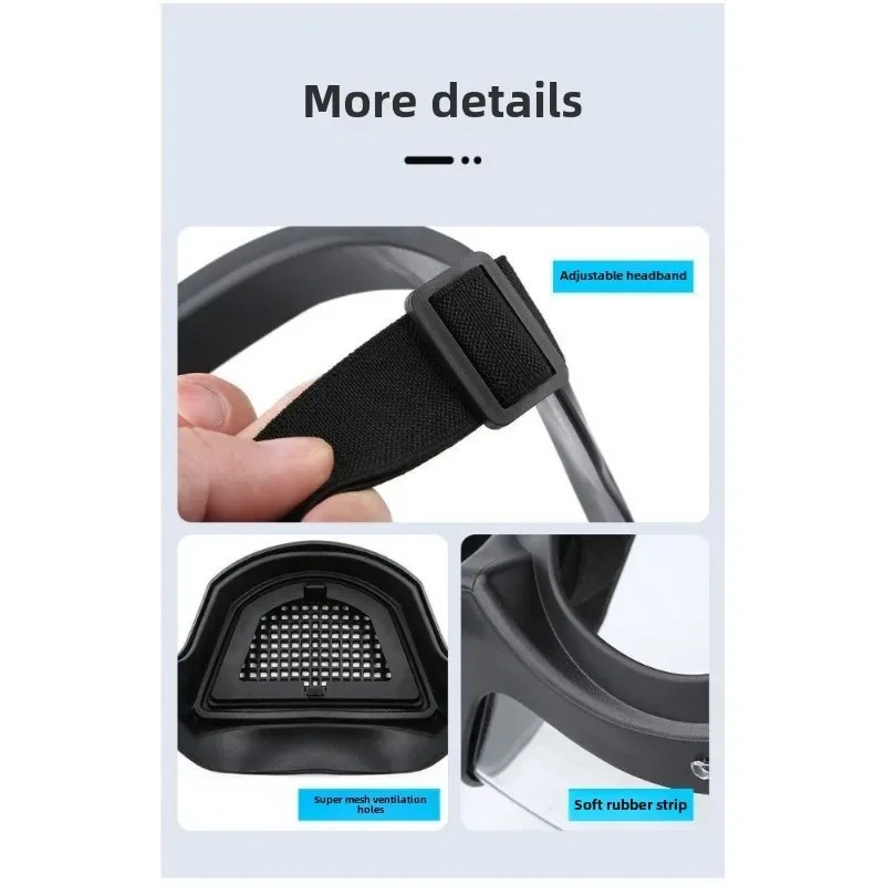 Full Face Shield Safety Visor Protective Mask Clear Anti Splash Adjustable