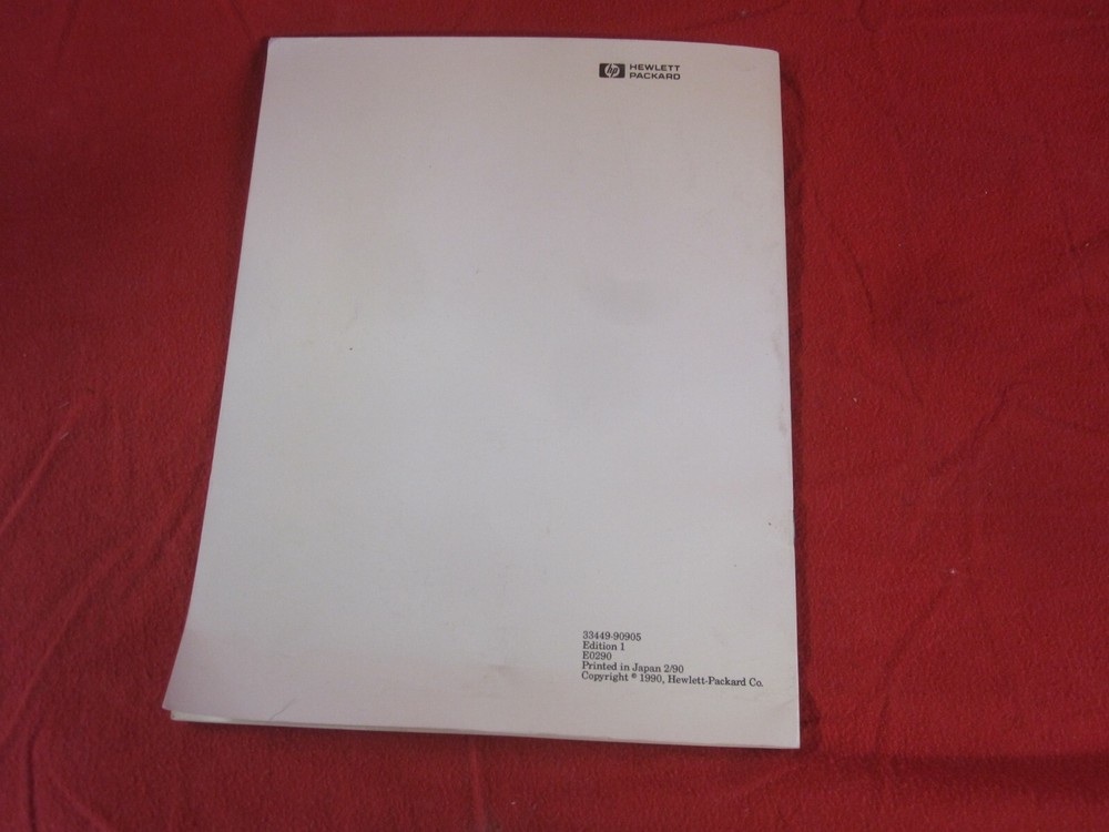 Original Genuine Hewlett Packard Your Guide Setting Up Your LaserJet III Printer
