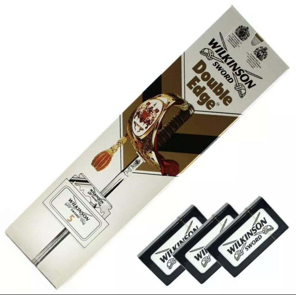 100 Wilkinson Sword double edge razor blades