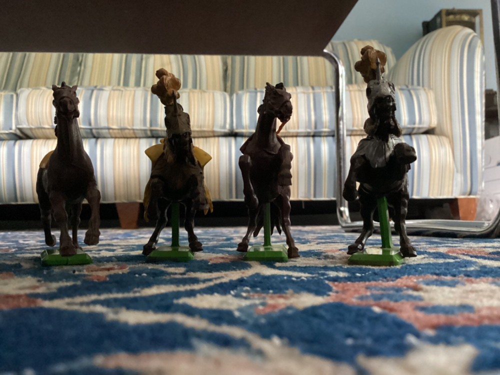 1971 britains 4 horse figures