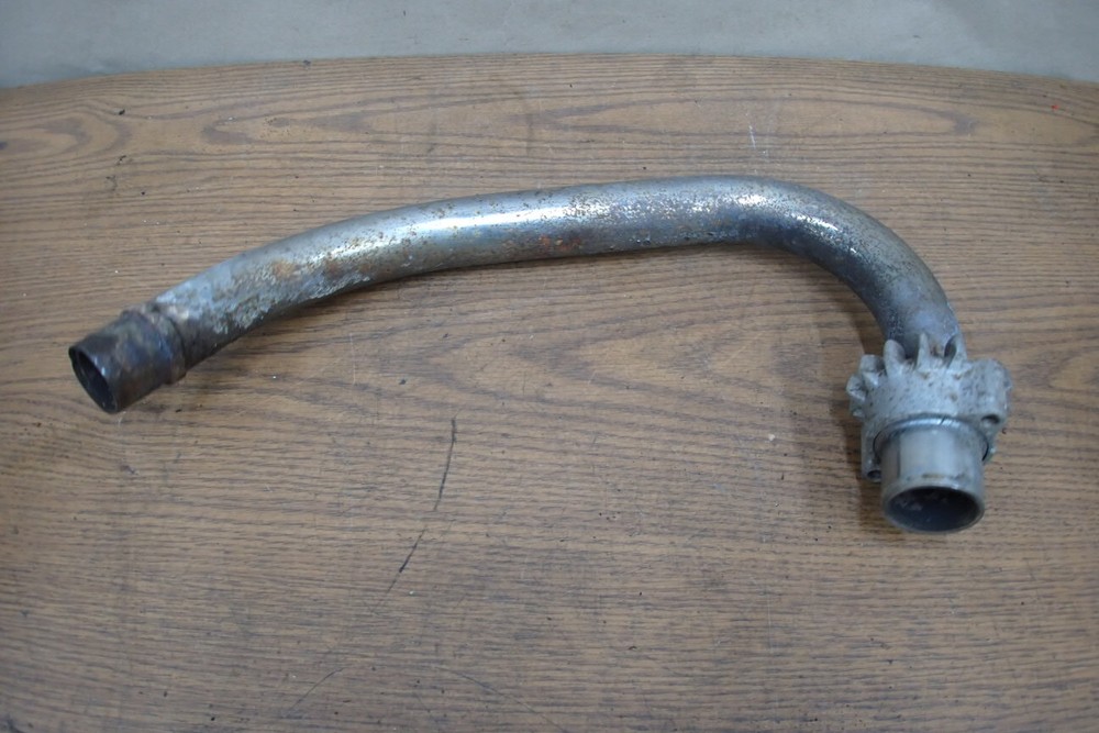1978 HONDA CB400A EXHAUST HEADER W/ FLANGE DAMAGED