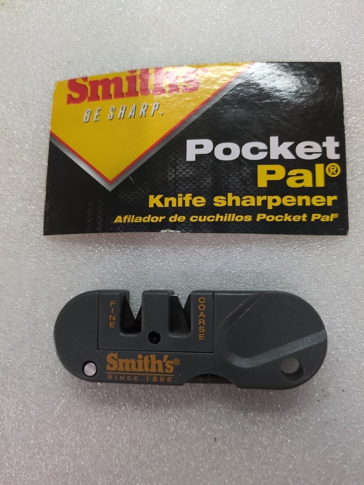 Smith's PP1 Pocket Pal Knife Carbide & Ceramic Stone Sharpener