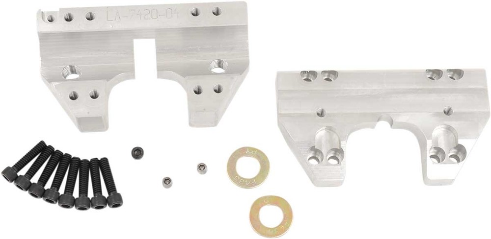 LA Choppers Handlebar Clamp Set for 1 -/4in. Handlebars - LA752003