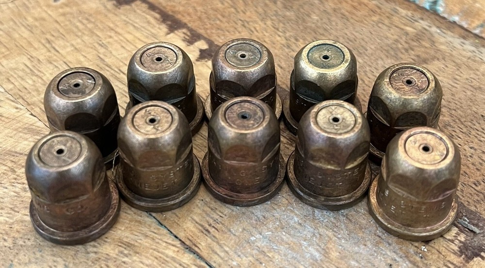 10 used ConeJet T spray tip nozzles