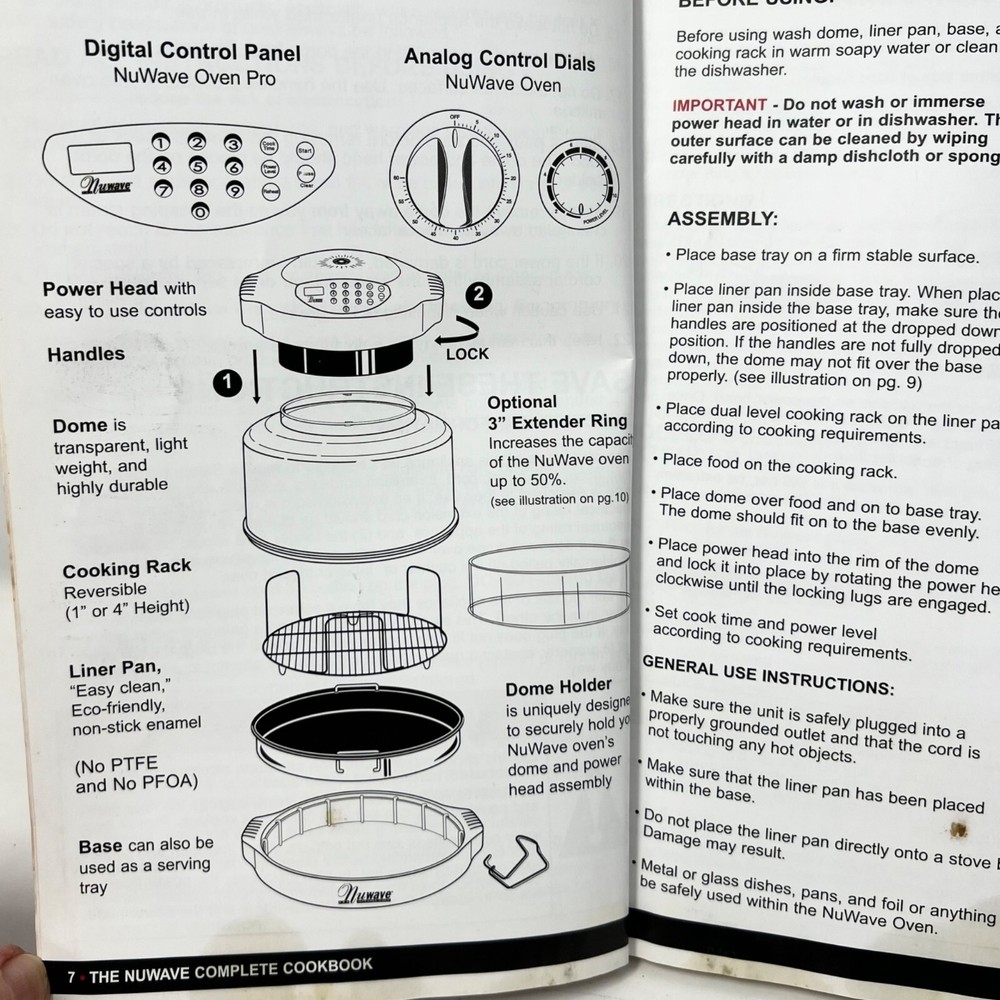 NuWave Model 20358 Digital Pro Infrared Multi Accessories - New Open Box