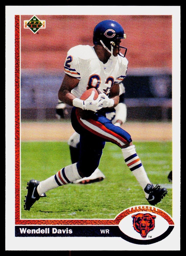 Wendell Davis, 1991 Upper Deck, #501, Chicago Bears,
