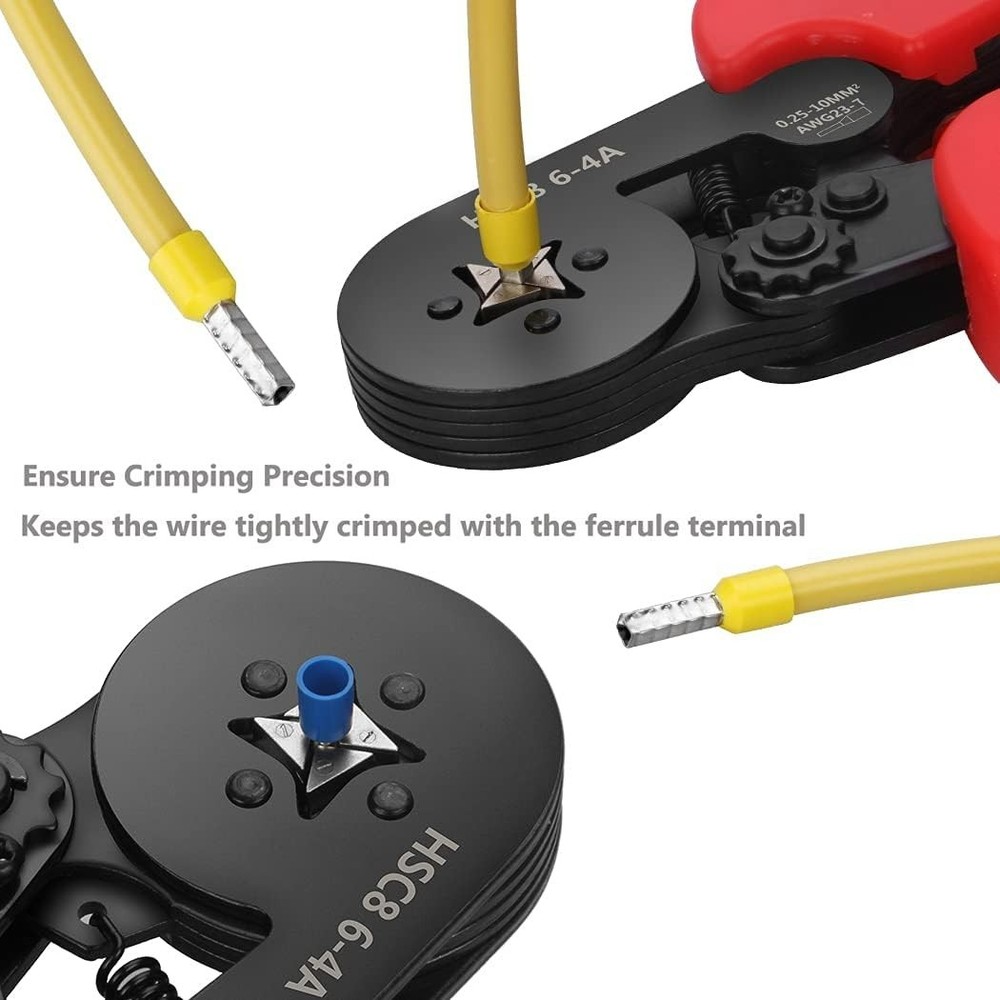 Professional Wire Crimping Tool Kit - Self-Adjustable 1200PCS Connector Set