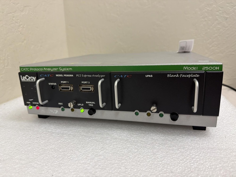 LECROY 2500H CATC PROTOCOL ANALYZER SYSTEM W/ 1x PE002MA PCI EXPRESS MODULE