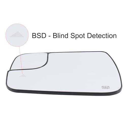 Mirror Replacement for 2019-2025 Dodge Ram 1500 2500 with Driver Side WIth BSD