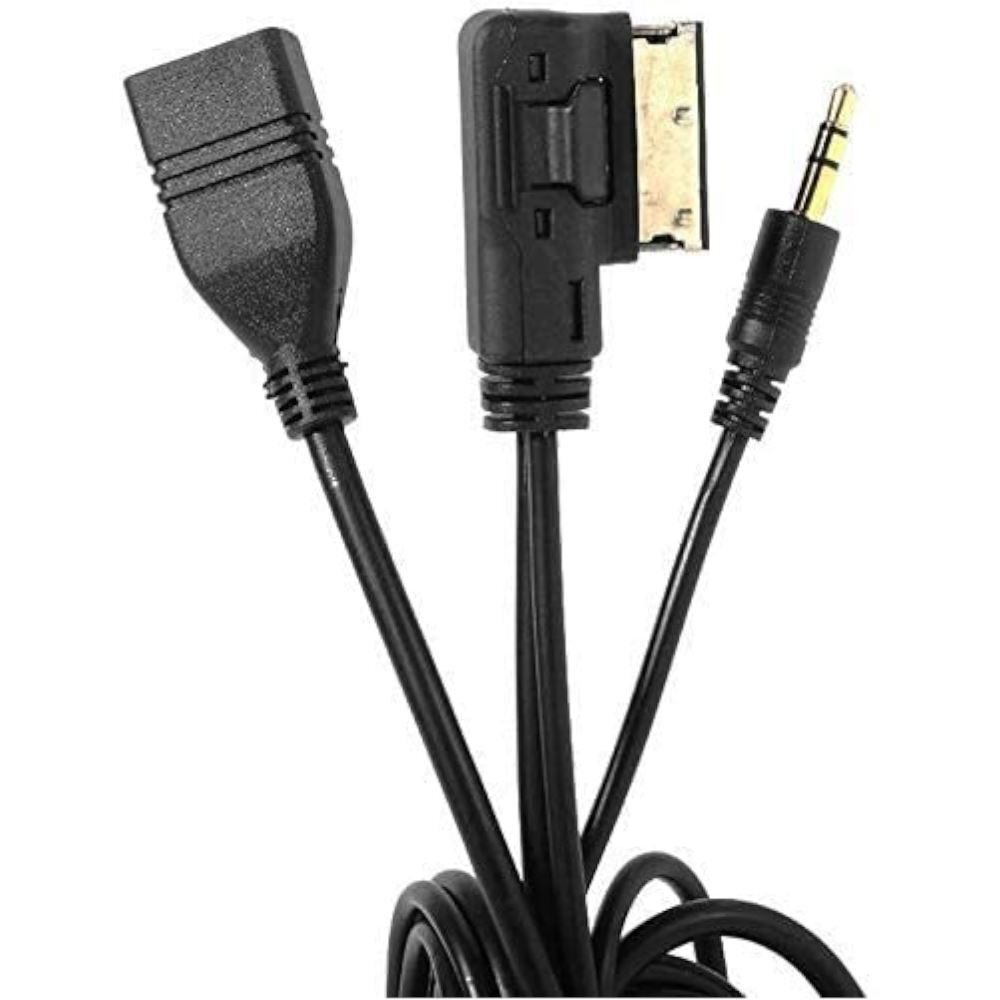 MMI USB AUX For Skoda Octavia Fabia Superb Interface 3.5mm Cable MDI interface