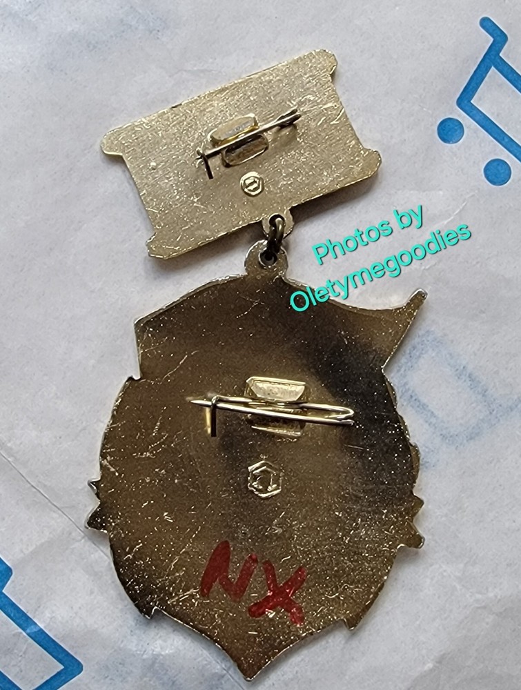 BetePah K6 Enamel Soviet Navy Medal Pin