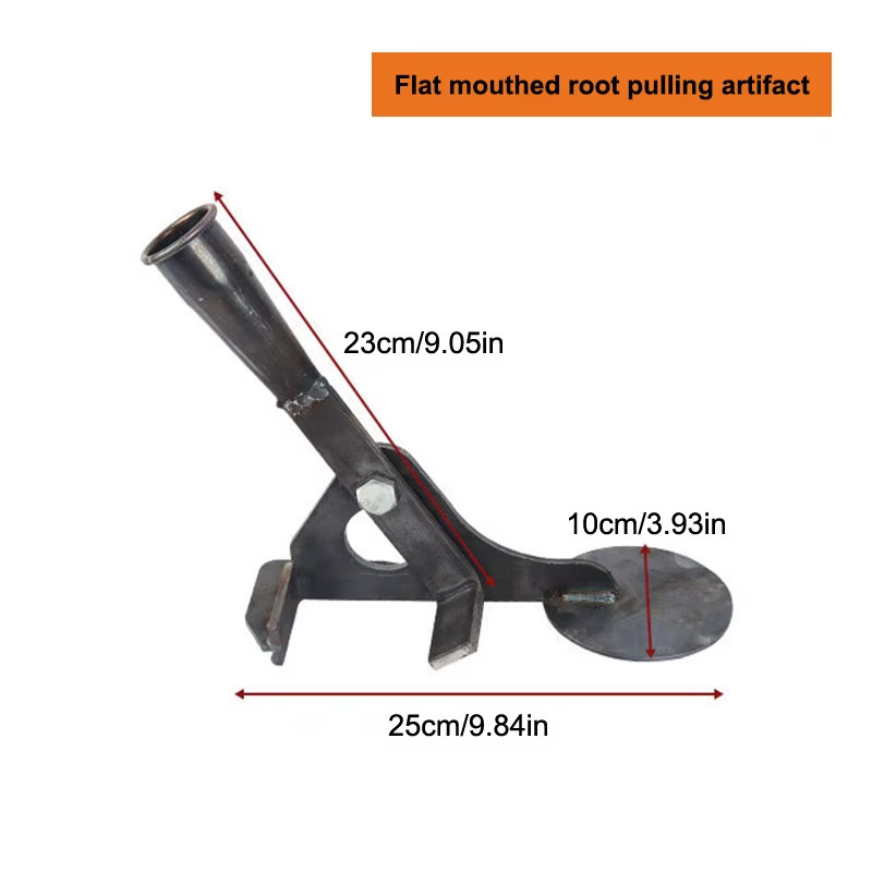 【E】Heavy-Duty Root Remover Garden Tool Designed for Efficient Manual Plant Root